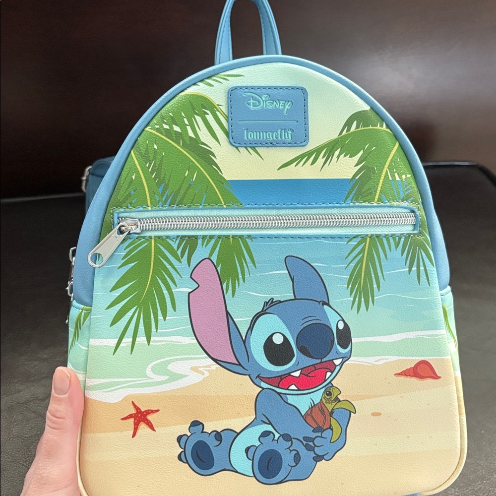 Loungefly Stitch Tropical Backpack & Insert Set - Picture 2 of 15